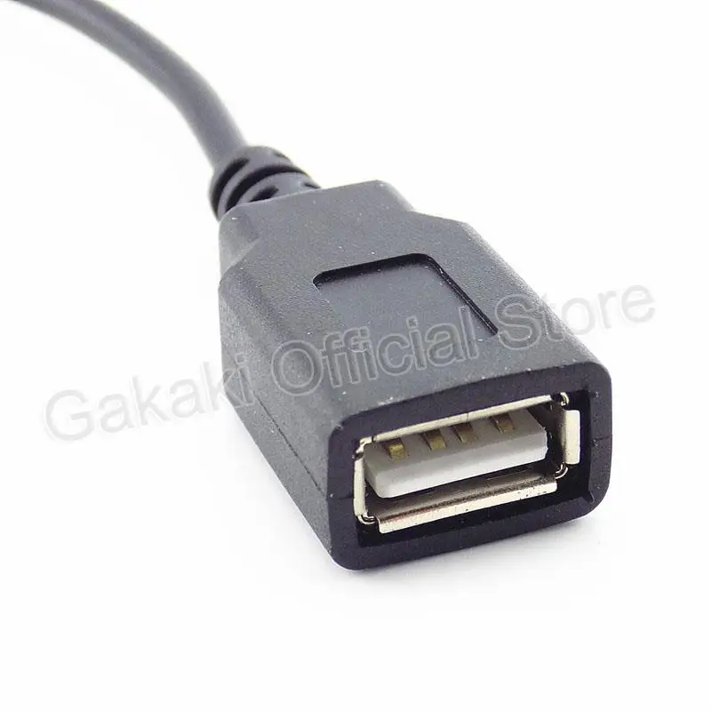 0.3m/1m/2m 5V USB Power Supply Cable 2 Pin USB 2.0 A Female Male 4 Pin Wire Jack Charger Charging Cord Extension Connector DIY