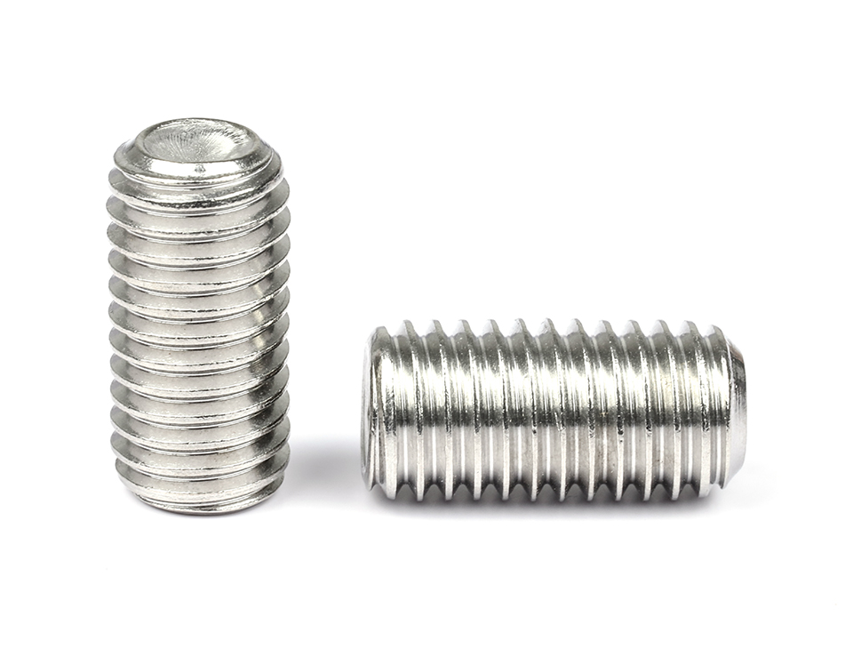 NINDEJIN hex socket set screw cup point stainless steel m2 m3 m4 m5 m6 m8 m10 headless hexagon socket grub screw DIN916