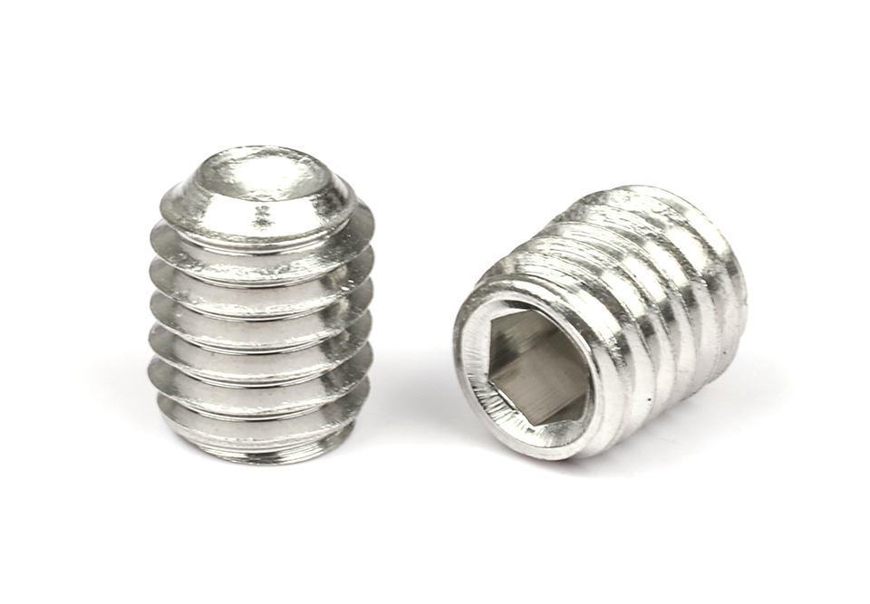 NINDEJIN hex socket set screw cup point stainless steel m2 m3 m4 m5 m6 m8 m10 headless hexagon socket grub screw DIN916