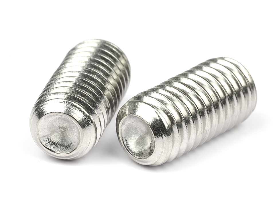 NINDEJIN hex socket set screw cup point stainless steel m2 m3 m4 m5 m6 m8 m10 headless hexagon socket grub screw DIN916