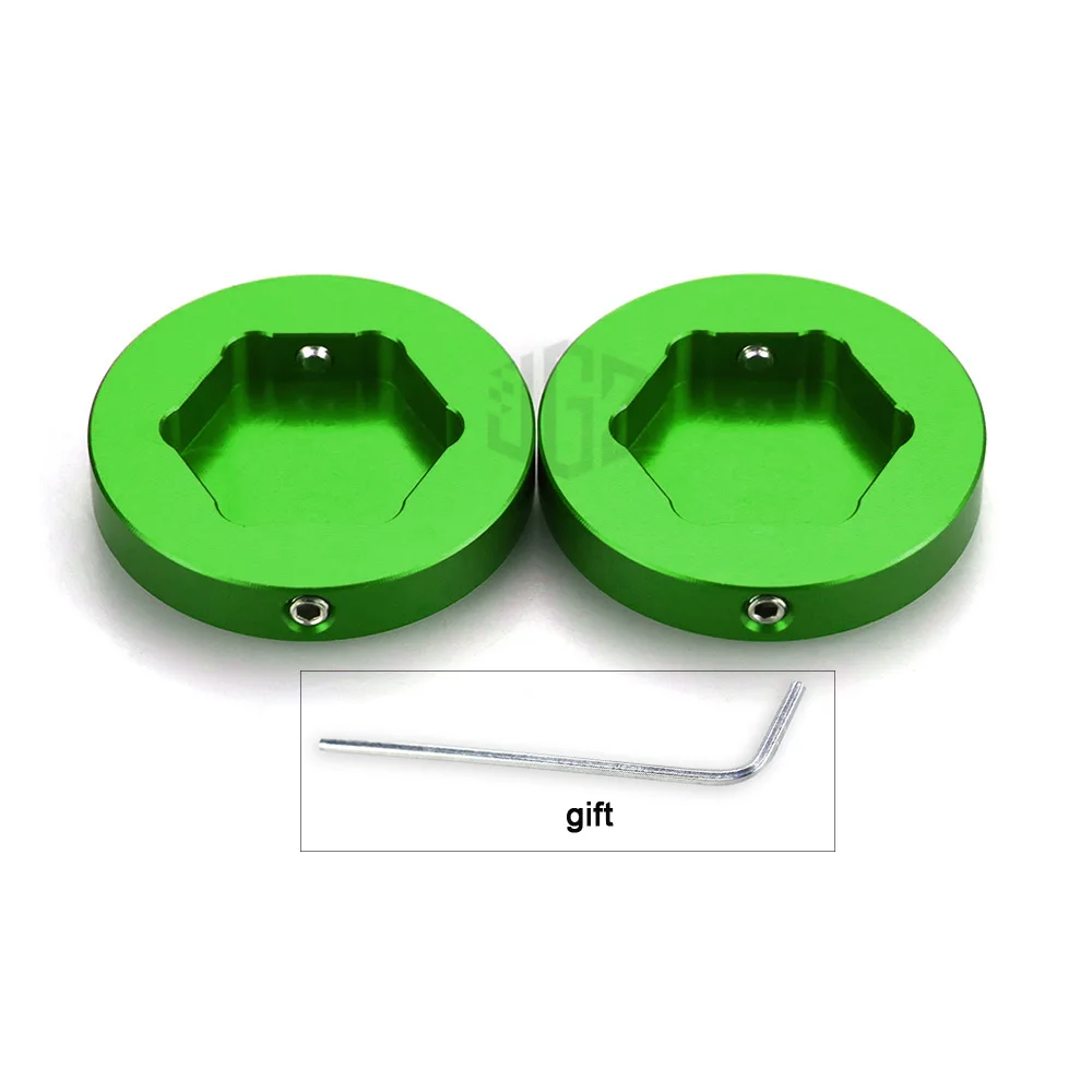 Motorcycle CNC Aluminum Front Fork Shock Absorber Suspension Decorative Cover Cap for KAWASAKI NINJA 250 400 2017 2018 2019 2020