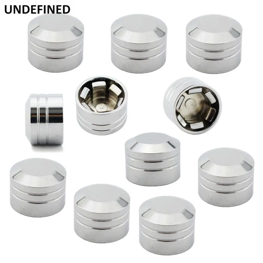 Black Motorcycle Head Bolts Cap Cover CNC Schrauben Topper Caps Cover For Harley Sportster Touring Dyna Big Twin Cam Softail