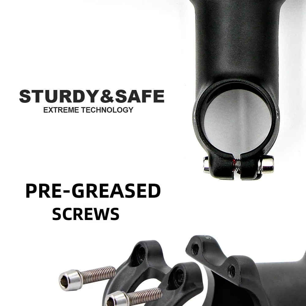 UNO Ultralight Bike Stem 7 17 Degree MTB Road Bicycle Stem 31.8mm 60/70/80/90/100/110/120/130mm Mountain MTB Bicycle Power Parts