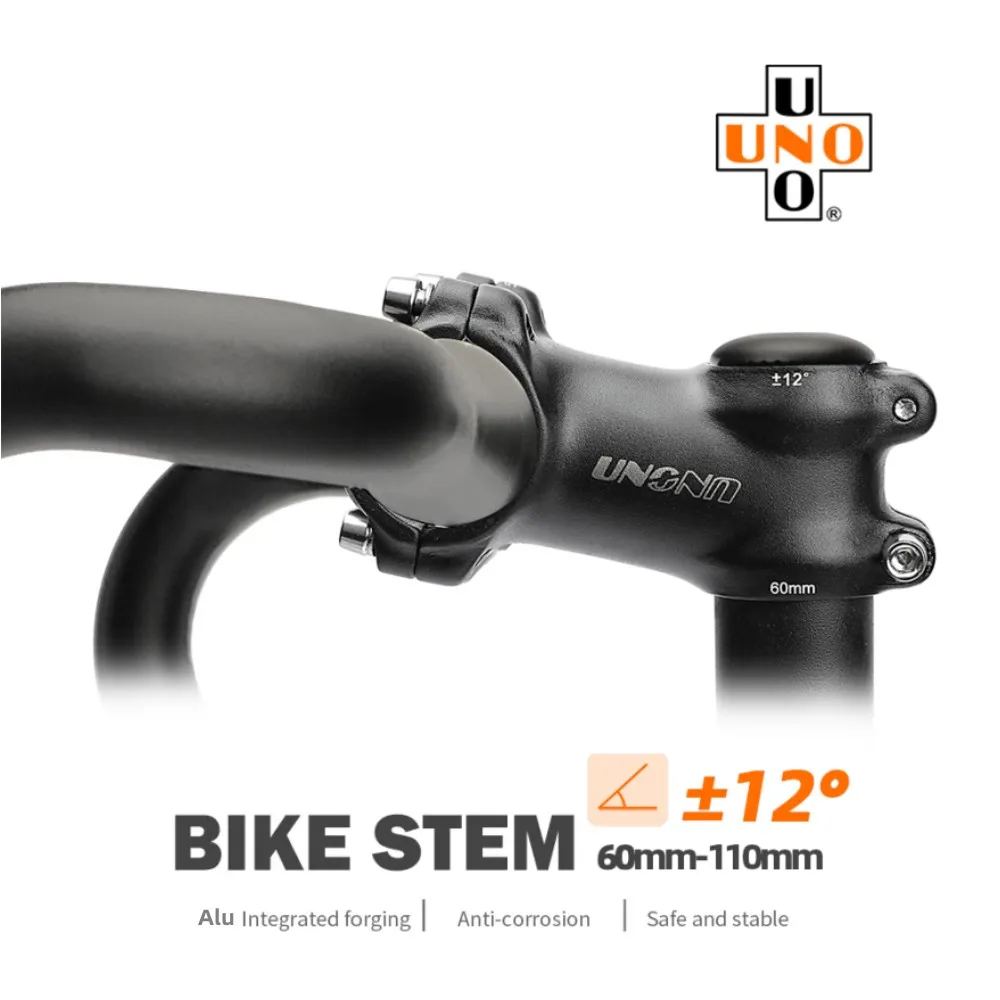 UNO Ultralight Bike Stem 7 17 Degree MTB Road Bicycle Stem 31.8mm 60/70/80/90/100/110/120/130mm Mountain MTB Bicycle Power Parts