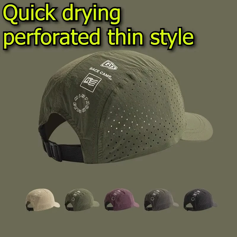 1pc unisex Breathable Unisex Baseball Cap,Outdoor windproof Camping Breathable Golfcap for Sun Protection Quick drying HikingHat