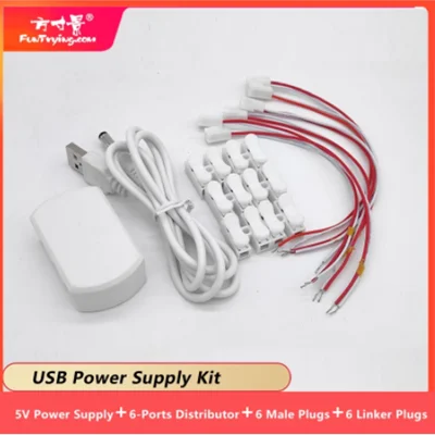 3V/5V/12V AC/DC Adapter Power Supply with 12 Ports AU/EU/US/USB Plug Portable Power Output for Model Lamp/Railroad/Train Layout