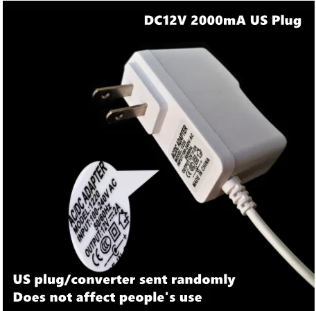 3V/5V/12V AC/DC Adapter Power Supply with 12 Ports AU/EU/US/USB Plug Portable Power Output for Model Lamp/Railroad/Train Layout