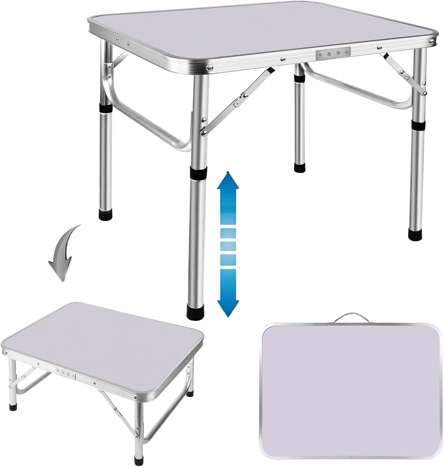 DayPlus Folding Table Heavy Duty Garden Party Picnic Trestle Indoor Outdoor Camping Catering Camping Picnic BBQ Party Table