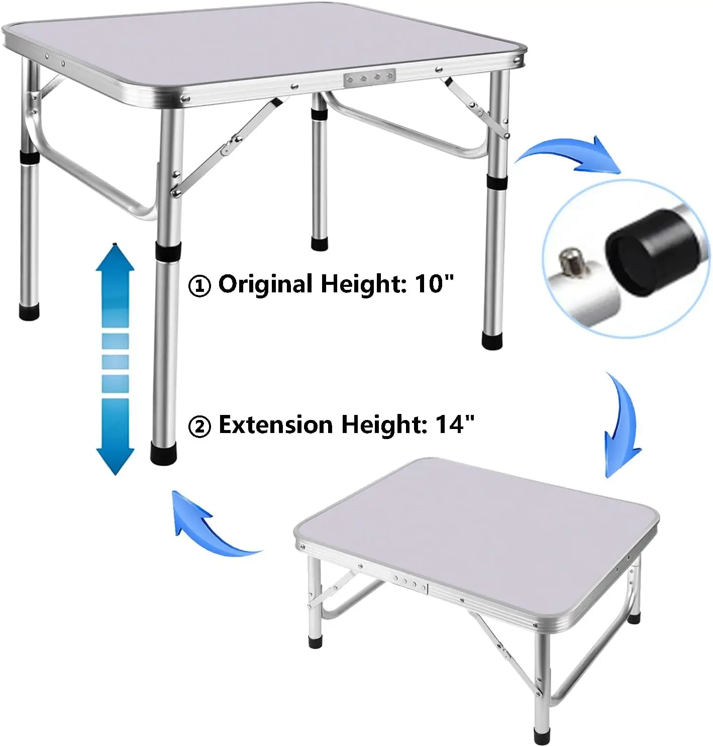 DayPlus Folding Table Heavy Duty Garden Party Picnic Trestle Indoor Outdoor Camping Catering Camping Picnic BBQ Party Table