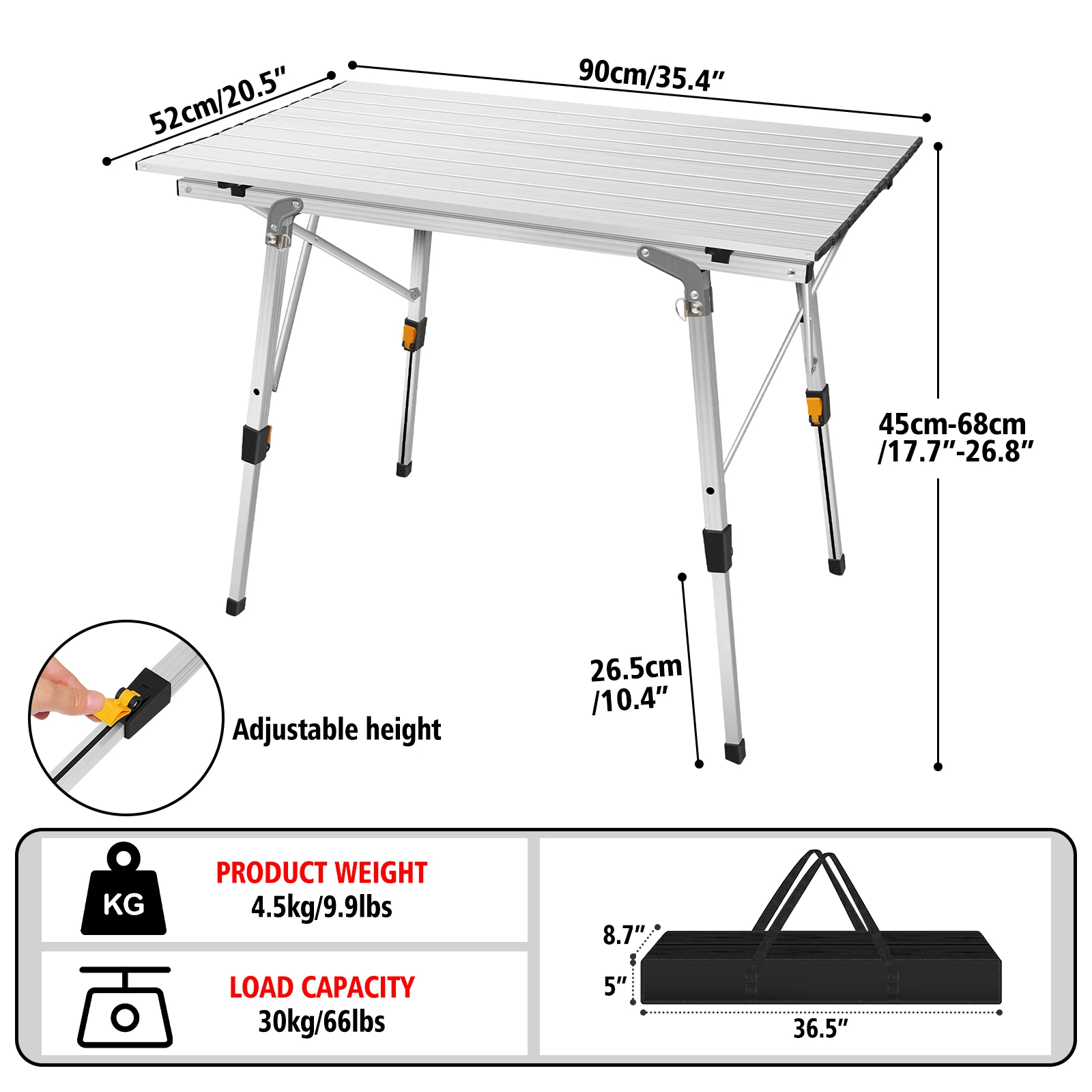 DayPlus Folding Table Heavy Duty Garden Party Picnic Trestle Indoor Outdoor Camping Catering Camping Picnic BBQ Party Table