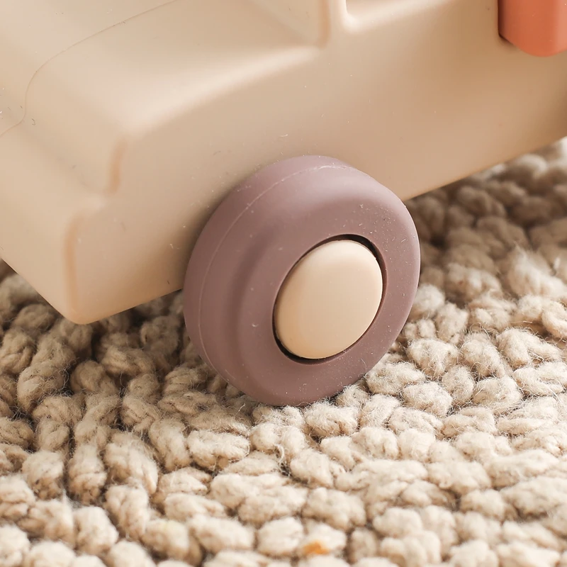 Montessori Baby Silicone Car Toys 0 12 Months Newborn Baby Things Silicone Baby Teether Toy Car Educational Toy Silicone Blocks