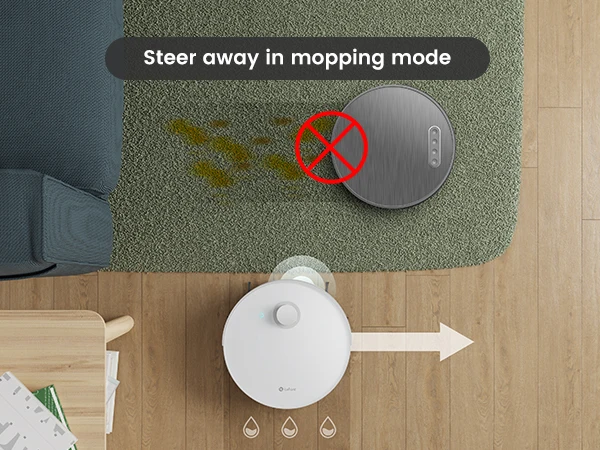 Lefant N3 4000Pa Suction Robot Vacuum and Sonic Mop Combo,Precision Mapping with Lidar&dToF Sensors,Ultrasonic Carpet Detection