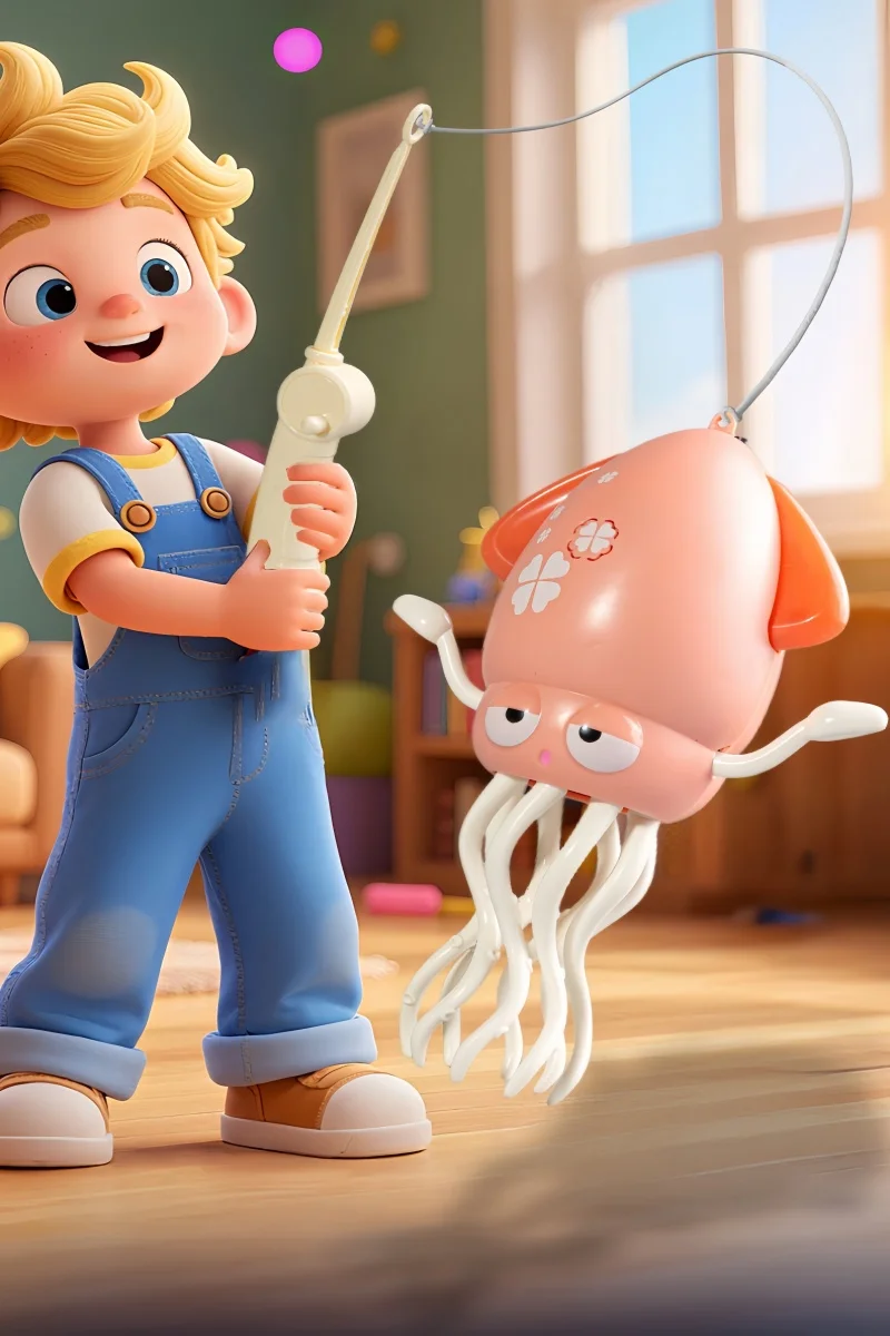 New and Unique Magical Dancing Octopus Electric Squid Sensing and Evading Obstacles Octopus Children Stress-Relieving Fishing