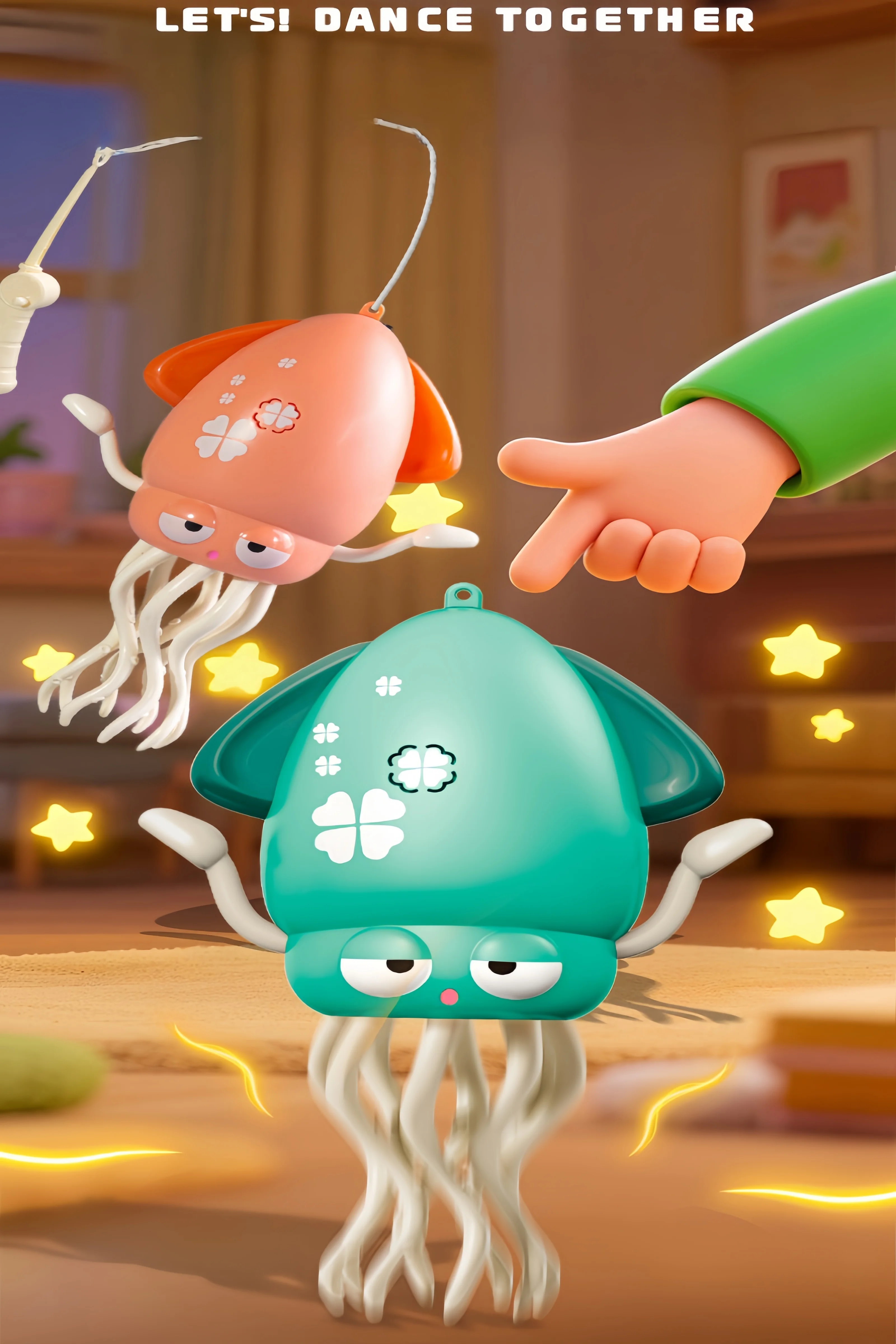 New and Unique Magical Dancing Octopus Electric Squid Sensing and Evading Obstacles Octopus Children Stress-Relieving Fishing