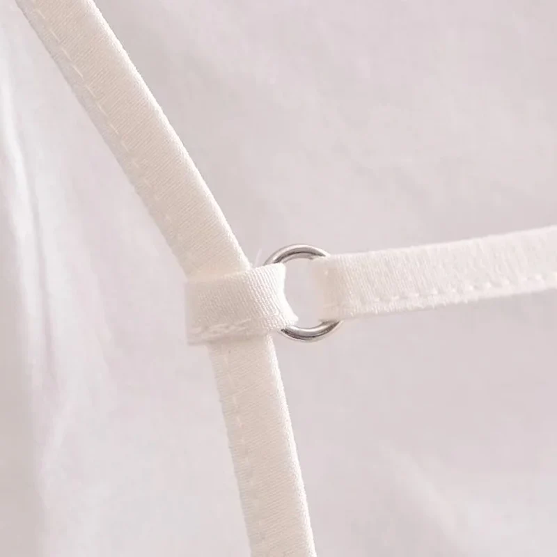 HXAO Sexy Women Slip Top Backless Lady Top 2024 Summer New Square Collar Camisole Solid Fashion Casual Chic Women Clothing