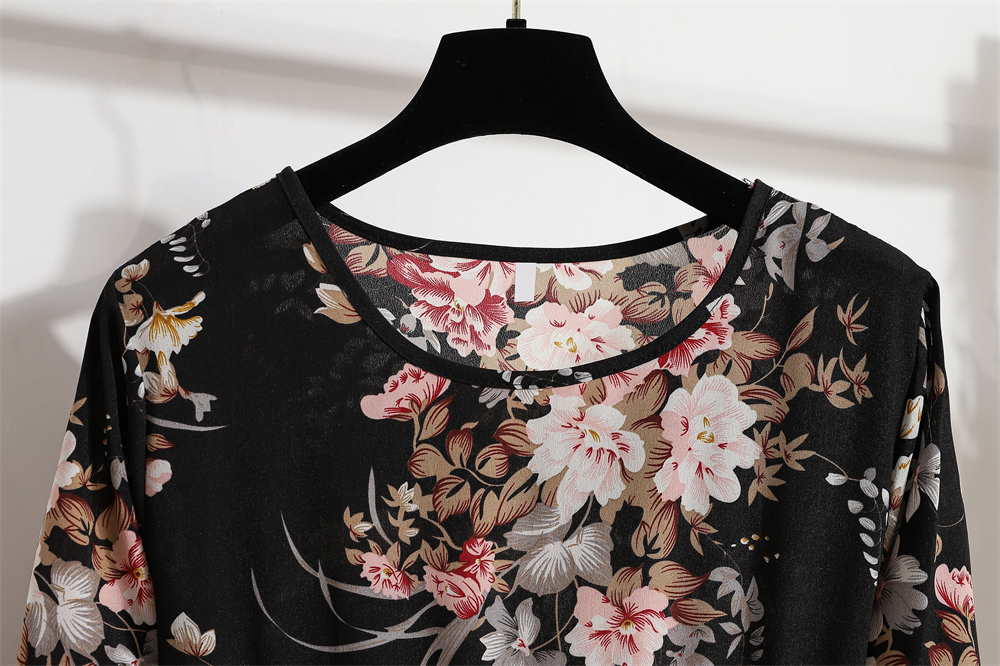 Spring Summer Women Maxi Dresses Casual Full Sleeve Floral Printed O-neck Woman Bohe Beach Party Long Dress Mujer Vestidos