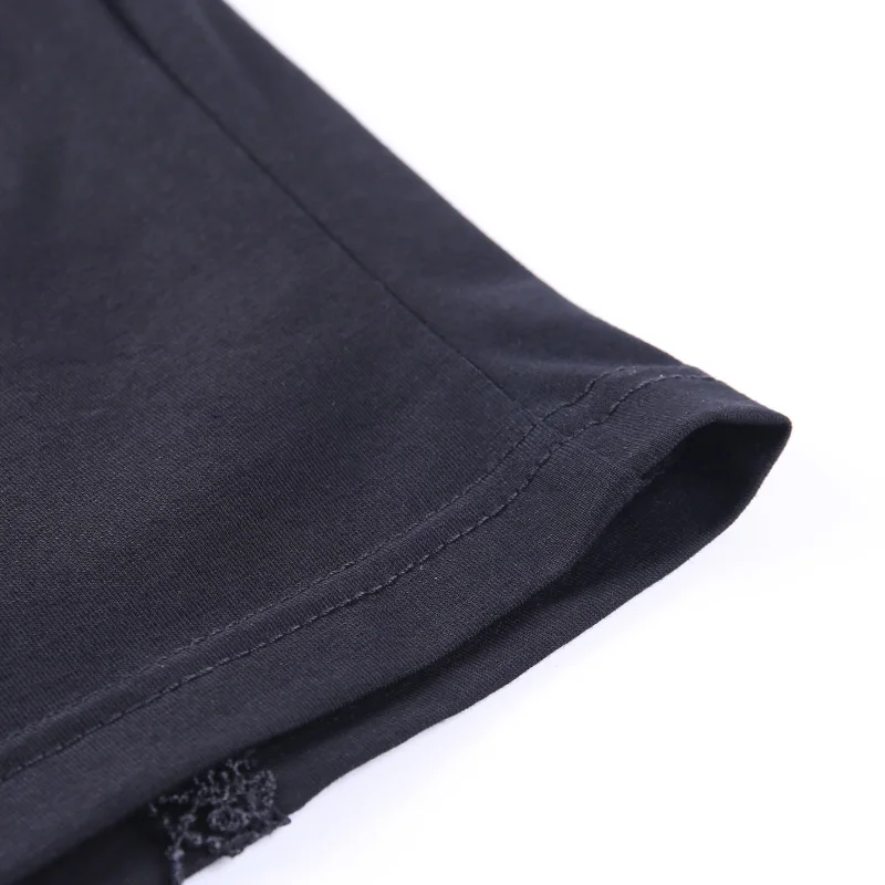 Vintage Tops Goth T-shirt Women Bodycon Bandage Lace Black T-shirts Gothic Streetwear Sexy Female Top Casual Mesh Tee