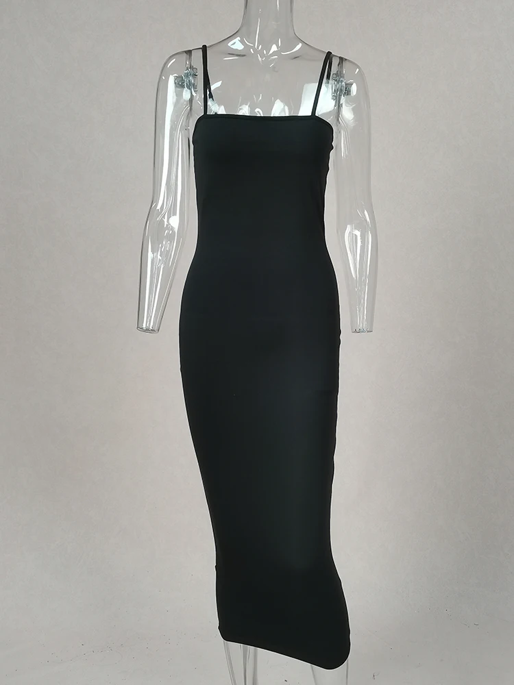 JZ461 New Summer Women's Dress Long Sling Dresses Club Sexy Suspender Dress