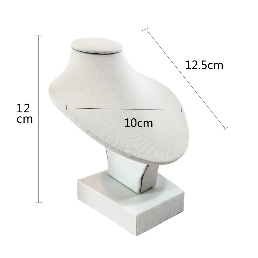 Miniature Mannequin Necklace Pendant Display Stand Choker Beads Chain Organizer Neck Portrait Neck Model Stand 5 colors