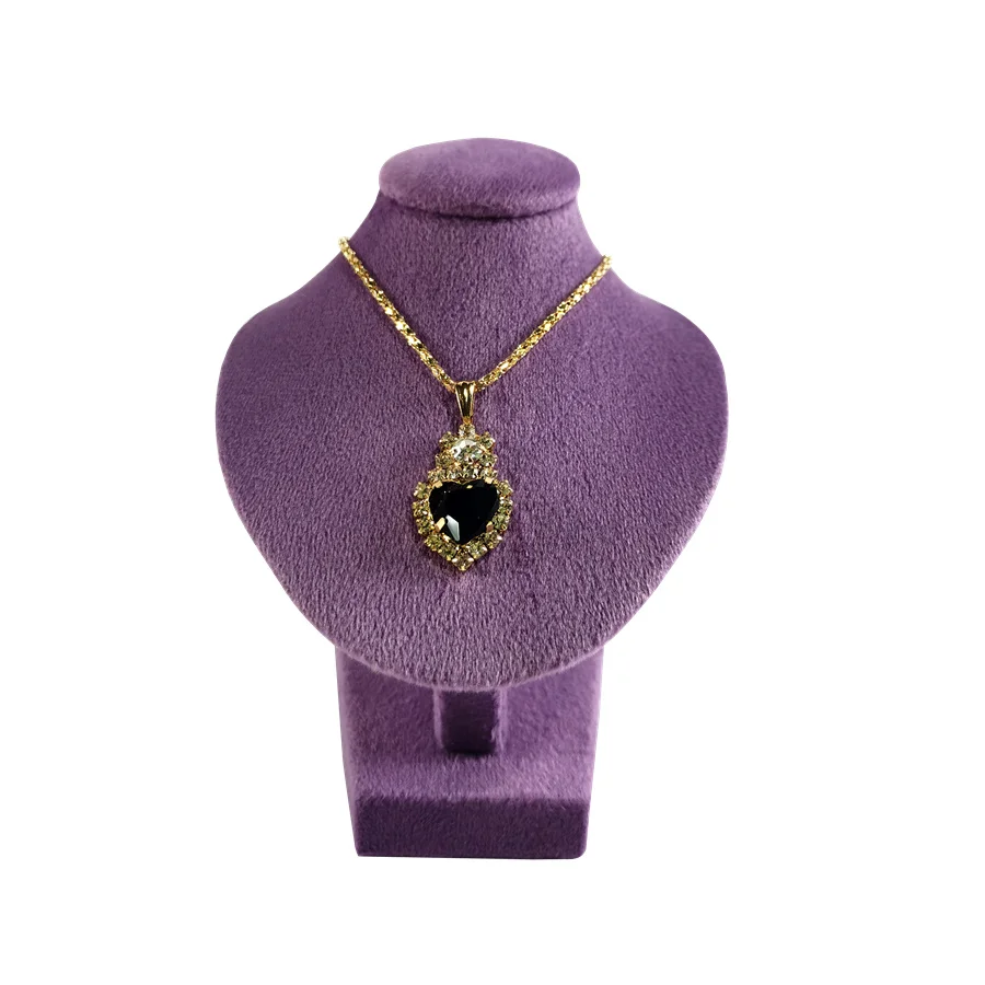 Miniature Mannequin Necklace Pendant Display Stand Choker Beads Chain Organizer Neck Portrait Neck Model Stand 5 colors