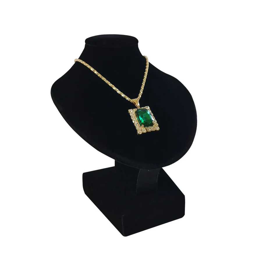 Miniature Mannequin Necklace Pendant Display Stand Choker Beads Chain Organizer Neck Portrait Neck Model Stand 5 colors
