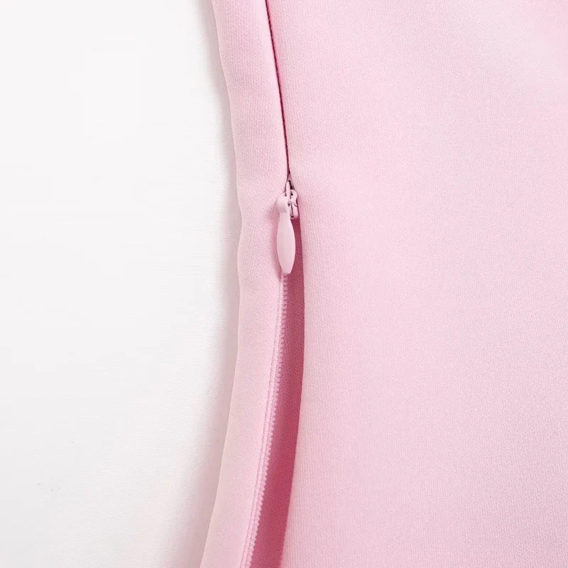 HXAO Bow Two Piece Set Backless Halter Women Top And Mid Waist Lady Skirt New In 2024 Summer Fashion Casual Office Lady Set