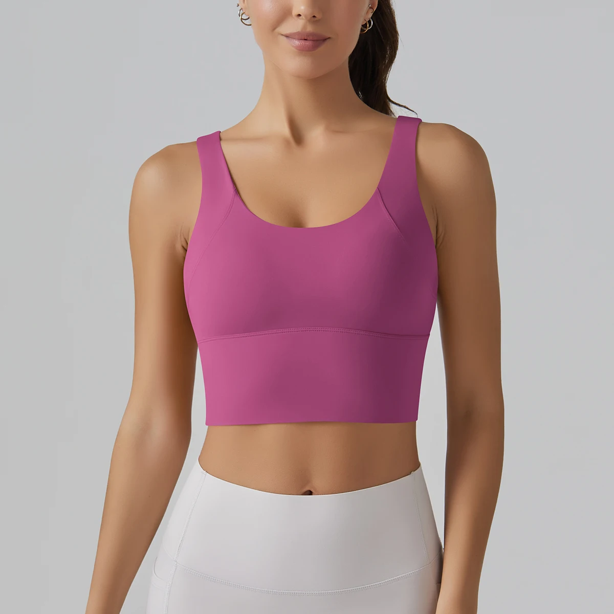 Yoga Bra Underwear Women Summer Shockproof Bra Beautiful Back Sports Running External Wear Training Fitness Yoga Tank Top Bra