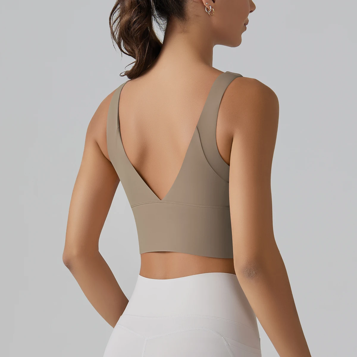 Yoga Bra Underwear Women Summer Shockproof Bra Beautiful Back Sports Running External Wear Training Fitness Yoga Tank Top Bra