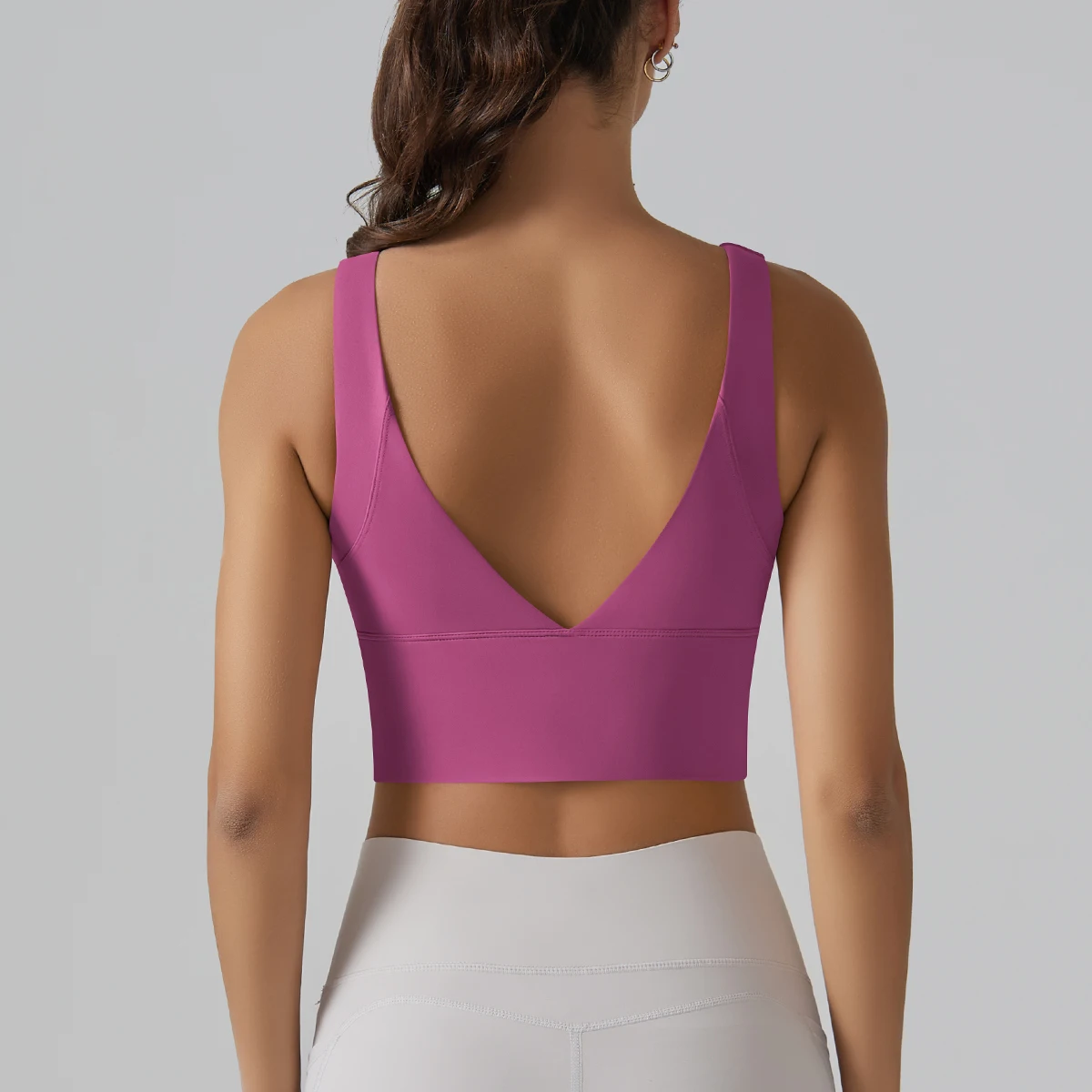 Yoga Bra Underwear Women Summer Shockproof Bra Beautiful Back Sports Running External Wear Training Fitness Yoga Tank Top Bra