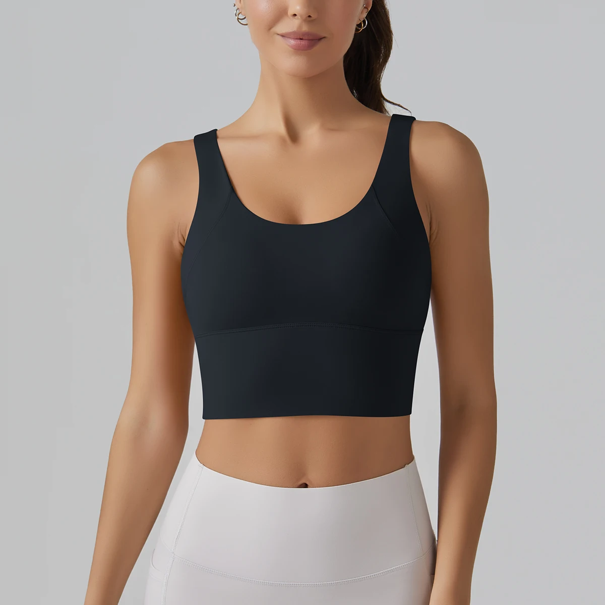 Yoga Bra Underwear Women Summer Shockproof Bra Beautiful Back Sports Running External Wear Training Fitness Yoga Tank Top Bra