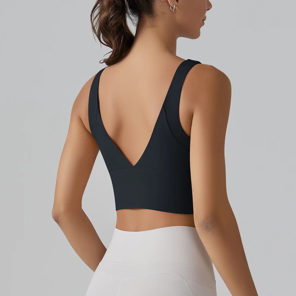Yoga Bra Underwear Women Summer Shockproof Bra Beautiful Back Sports Running External Wear Training Fitness Yoga Tank Top Bra