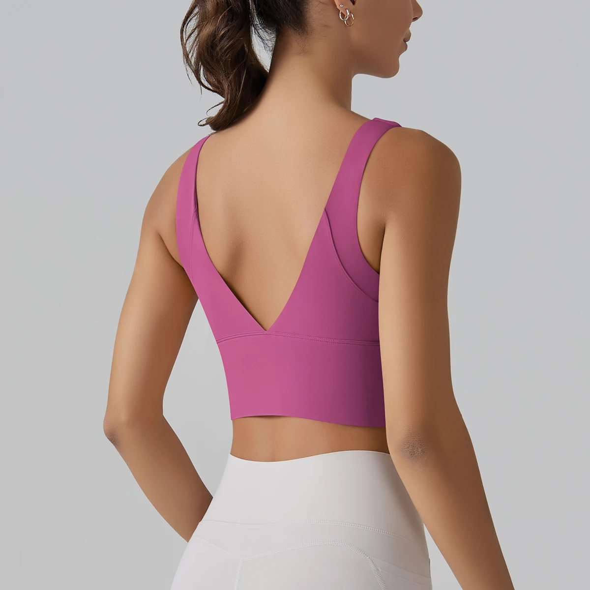 Yoga Bra Underwear Women Summer Shockproof Bra Beautiful Back Sports Running External Wear Training Fitness Yoga Tank Top Bra