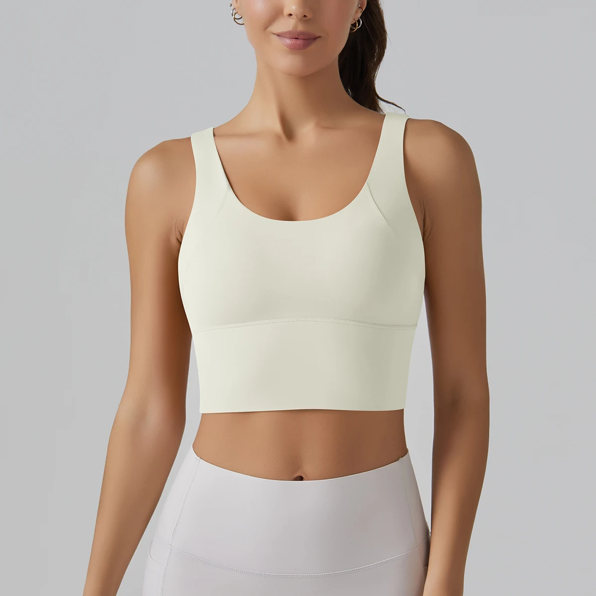 Yoga Bra Underwear Women Summer Shockproof Bra Beautiful Back Sports Running External Wear Training Fitness Yoga Tank Top Bra