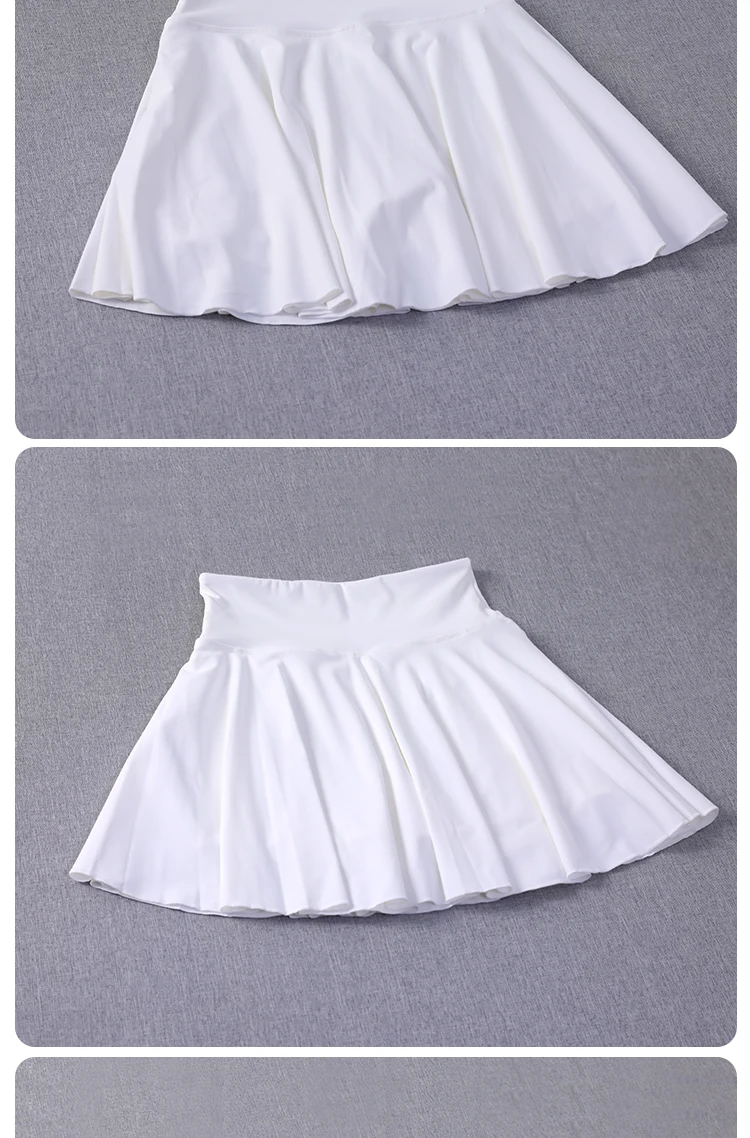 Yoga Wear Athletic Skorts Running Workout Sports Skirts High Waisted Pleated Tennis Skirt for Women