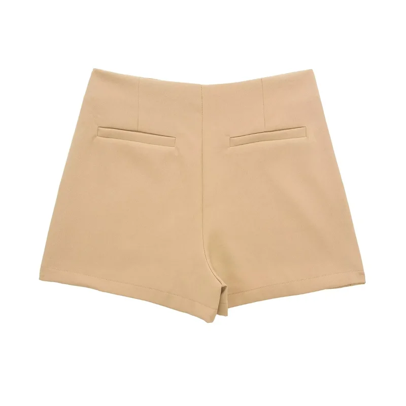 MUJER 2025 Asymmetric Skort For Women Black High Waist Mini Skirt Shorts Women Casual Bermuda Shorts Woman Summer Skirt Shorts