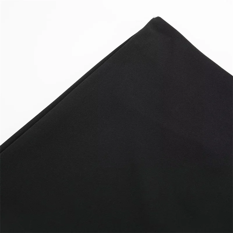 MUJER 2025 Asymmetric Skort For Women Black High Waist Mini Skirt Shorts Women Casual Bermuda Shorts Woman Summer Skirt Shorts