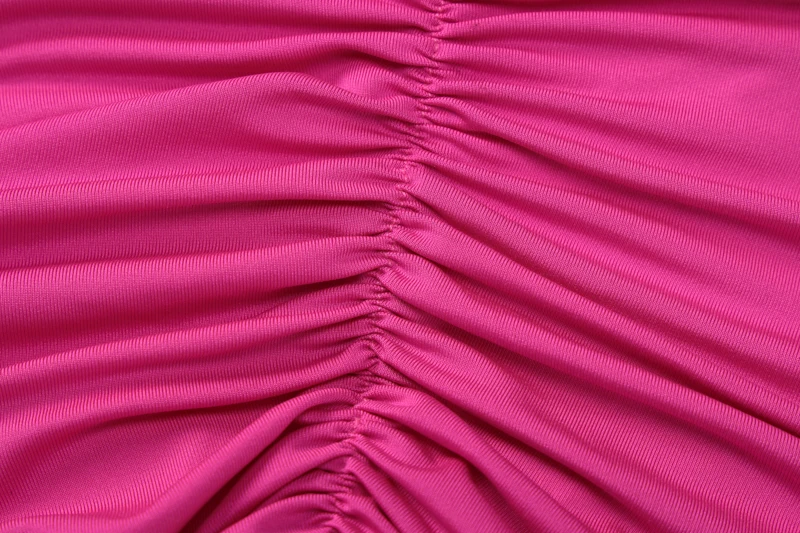 Hugcitar One Shoulder Backless Adjustable Scarf Loop Ruched Sexy Maxi Dress Women Elegant Y2K Streetwear Festival Outfit