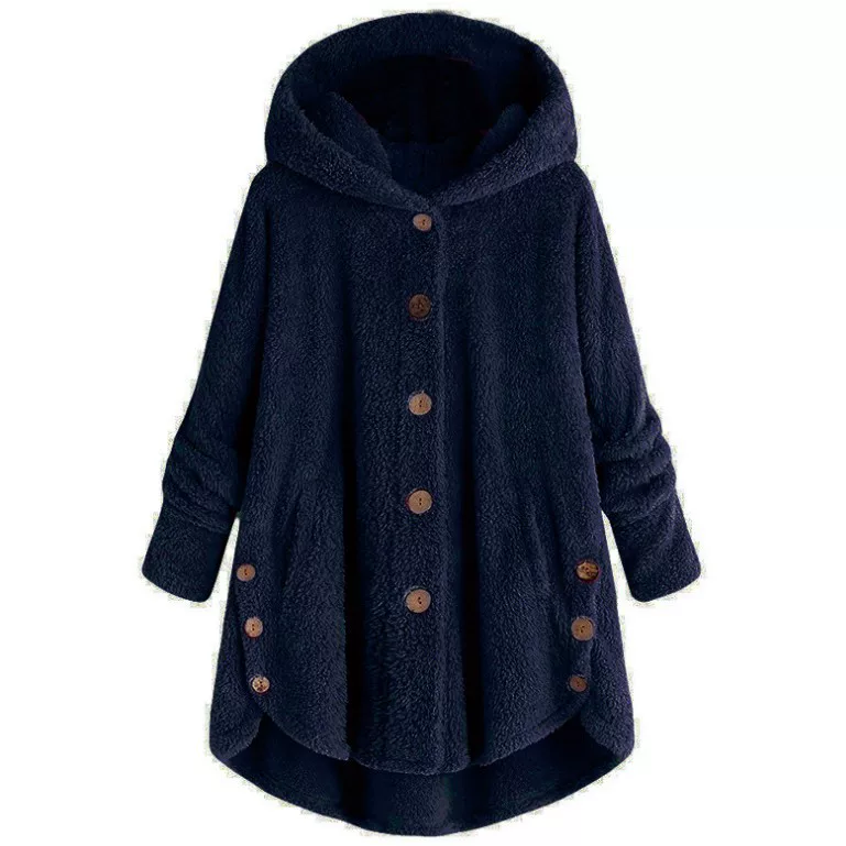 Fashion Trend Autumn and Winter Press-pleated Printed Turn-collar Long-sleeved Shirt Two-piece Furry Coat
