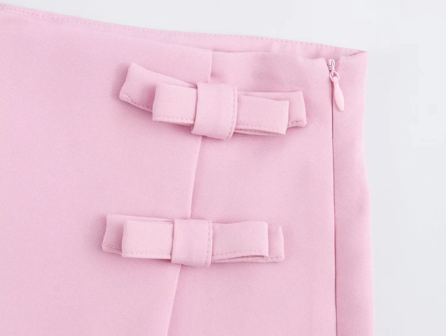 HXAO Bow Pink Skort For Women High Waist Mini White Skirt Pants Fashion Summer Women's Skort Streetwear Asymmetric Culottes