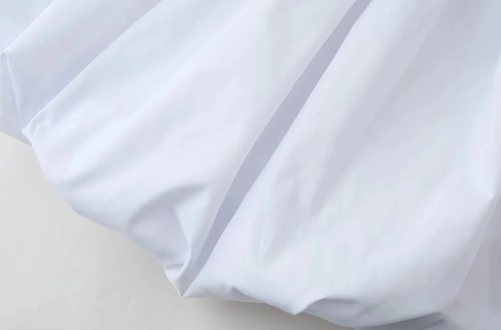 Women's Balloon Mini Skirt, Mid Elastic Waist, Voluminous Hem, Female Skirts, Fashion