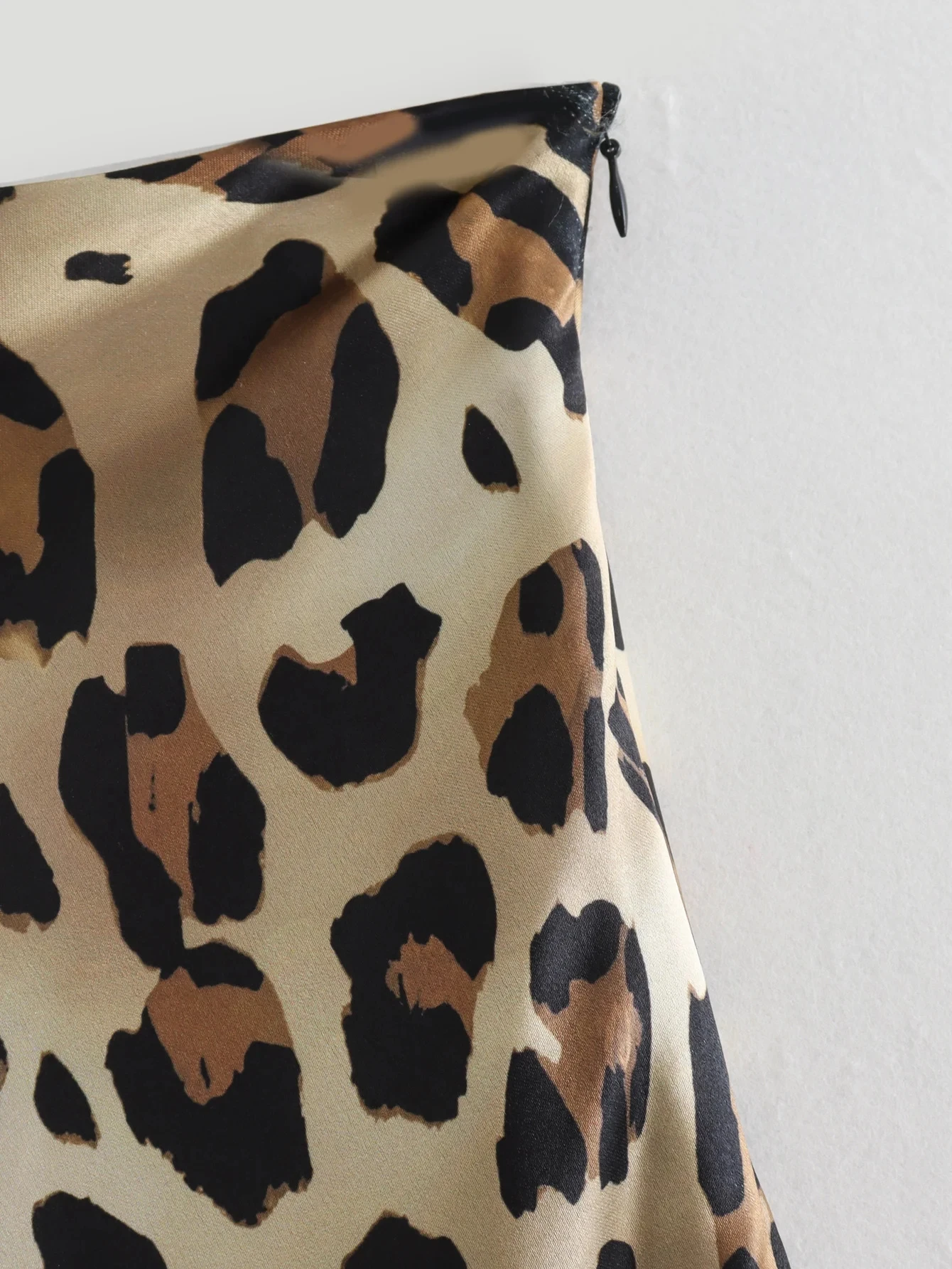 HH Women Fashion Leopard Print Skirt Vintage High Waist Midi Skirts Elegant Women Summer Casual Streetwear Skirt