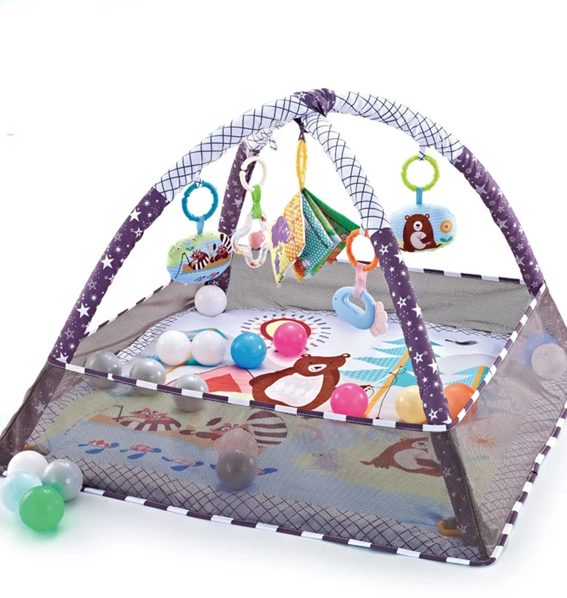 Multifunctional Fitness Frame For Children Educational Mat Crawling Blanket Infant Play Rug Kids Activity Mat Gym Baby Toys Gift