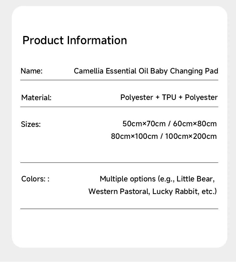 AIBEDILA Waterproof Baby Diaper Washable Newborn Urine Pad Cartoon Bed Protector Diaper Bedding Urine Pads Cloth Breathable