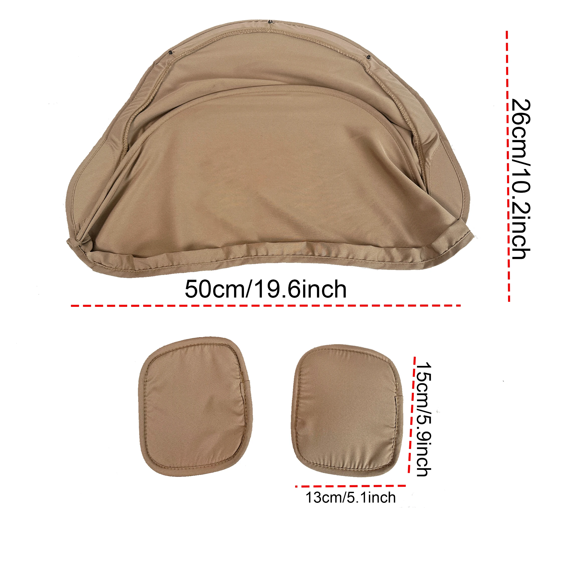 For Doona Baby Stroller Canopy & Shoulder Pads – Fits Doona+ / I Car Seat, Sunshade, Grey/Khaki/Green