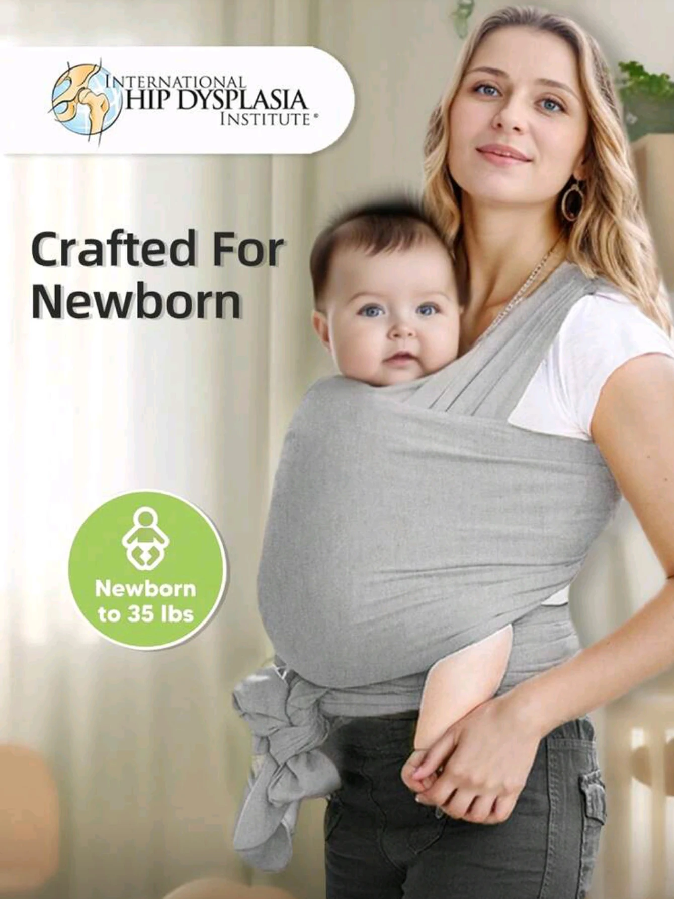 Baby Carrier Front-Carrying Multi-Functional Sleeping, Breastfeeding, Outing Device to Free Hands Knitted Fabric