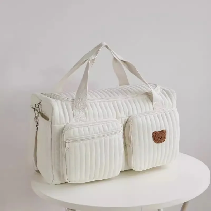 Large Capacity Mommy Bag for Women Totes Baby Diaper Nappy Bags Shoulder Cotton Ladies Maternity Shopping Bags