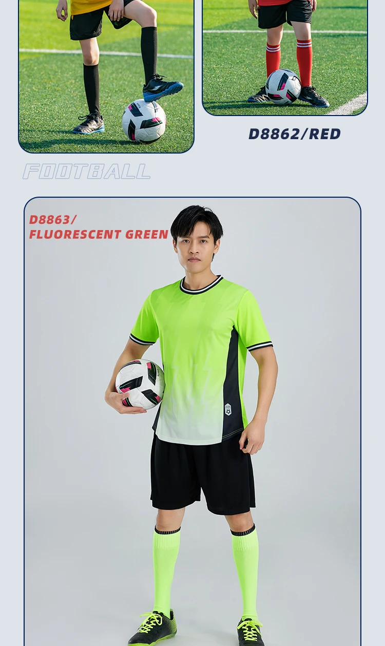 Adult Men Soccer Uniforms Customize Football Jersey Kit Shirts Women Futsal Sportswear Training Tracksuit Sports Outfit Clothes