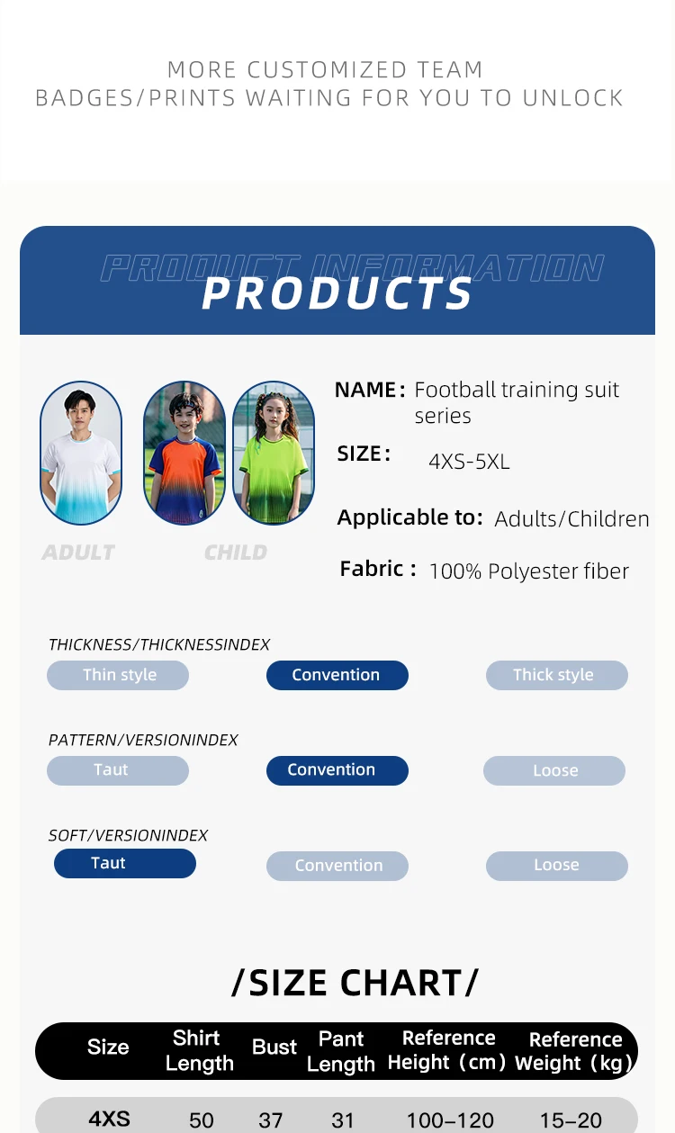 Adult Men Soccer Uniforms Customize Football Jersey Kit Shirts Women Futsal Sportswear Training Tracksuit Sports Outfit Clothes