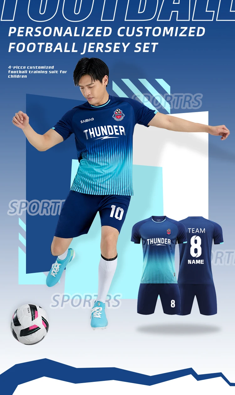 Adult Men Soccer Uniforms Customize Football Jersey Kit Shirts Women Futsal Sportswear Training Tracksuit Sports Outfit Clothes