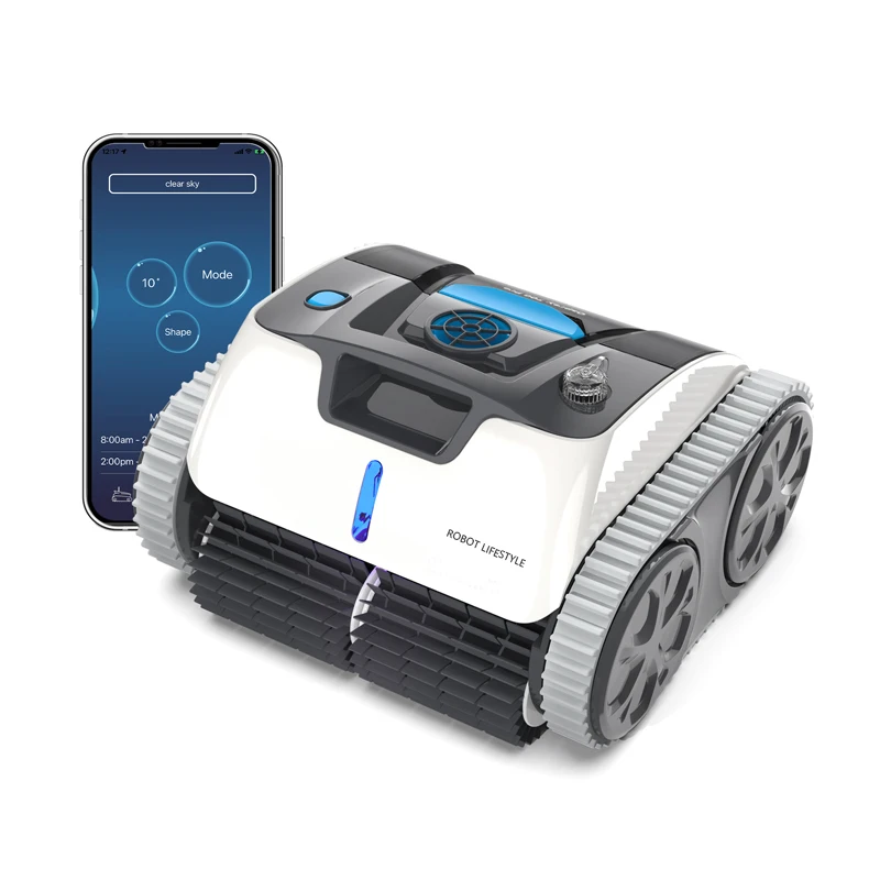 Solar Ionizer for Pool Wireless Cleaner Circular Solar Panels Chlorine Free Algae Resistant